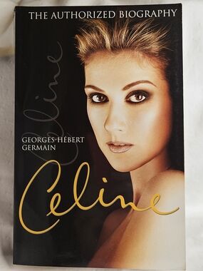Celine: Authorized Biography Celine Dion Biography Book Black Gold Soft Cover
